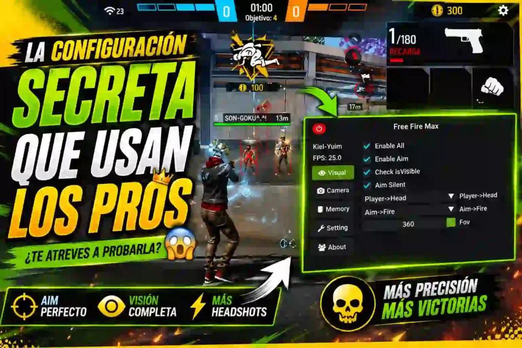 Guía Completa de Paneles de Configuración en Free Fire: Optimiza Controles, HUD y Sensibilidad